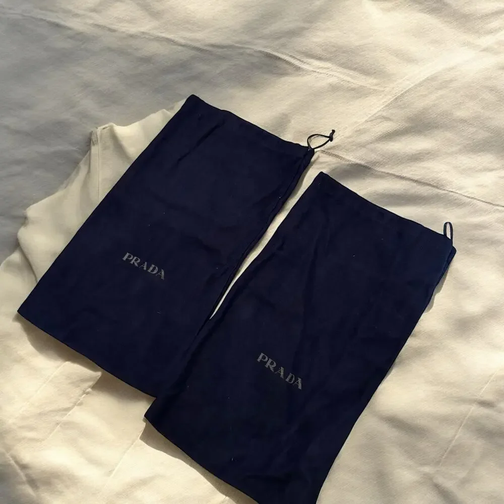 8 Designer Sneaker Shoe Dust Bag Moncler Saint Laurent Tom Ford Prada - Picture 7 of 16